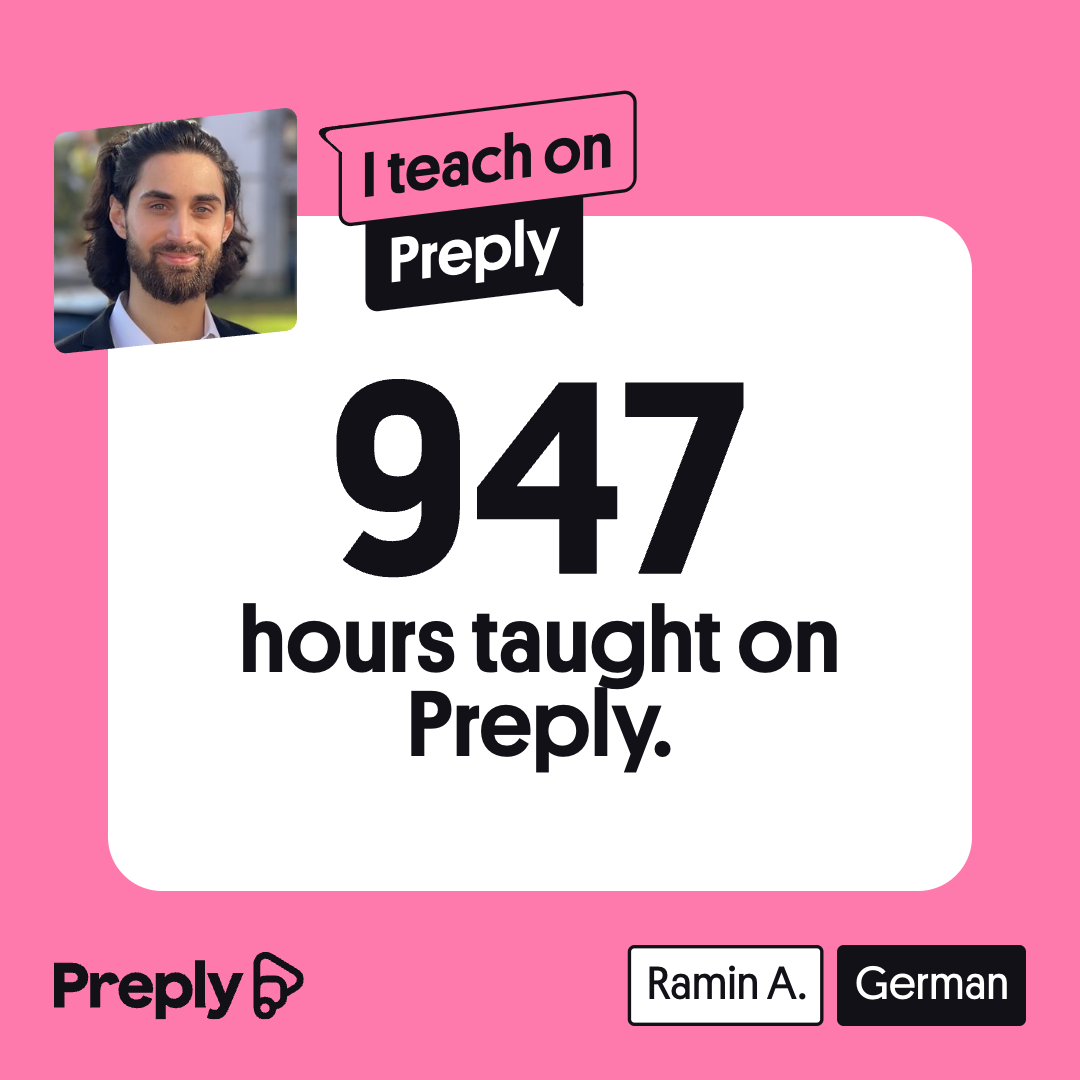 Preply Hours Taught